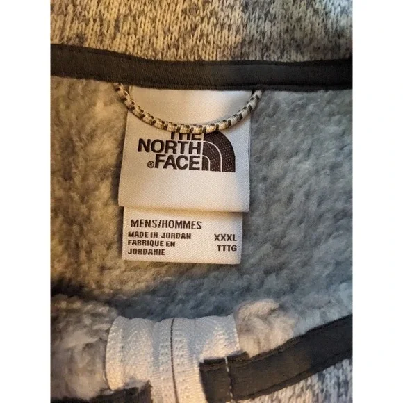 2021 North Face Men Gordon Lyons Full Zip 3XL Beige Sand Long Sleeve Fleece NEW